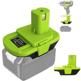 TEPULAS MT20RNL Battery Adapter for Makita for Ryobi, Battery Adaptor Convert for Makita 18V Battery to for Ryobi 18V Power Tools(No Battery)