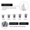 Cluster Lashes 72 Individual Lashes Clusters Eyelash Extensions False Eyelashes