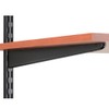 John Sterling 0122-14BK Dual Track Wood Shelf Bracket, 14-Inch, Black