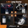 maXpeedingrods Car Jump Starter with Air Compressor, 2500A 150PSI Portable