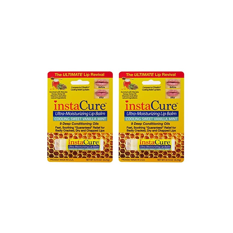 InstaCure 4-Pack | Vanilla Bean & Vitamin E, Peppermint &