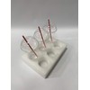 Cup holder for 6 cups Foam Drinks Delivery Tray x