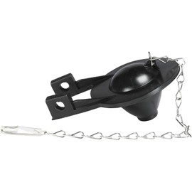 Edward Tools Toilet Flapper Replacement Kit Universal - Flexible Rubber Seal for Water Saving - Made to fit 2” Flush Valves -Stainless Steel chain - Fits American Standard, Kohler, Toto, Mansfield