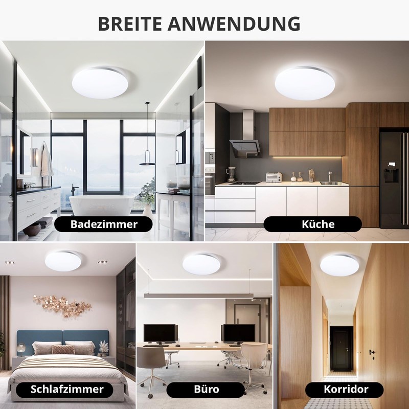 Ceiling Light LED 32 W, LED Ceiling Light Diameter 30