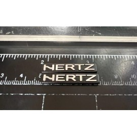 Unbranded 2 x Emblem Speaker Badge Decal Replacement fits Hertz Speaker 3D Car Audio Badge