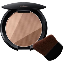  Visee Shade Trick BR300 Medium Brown 8.5g Shading Bronzer Skeletal Shade with Dedicated Brush