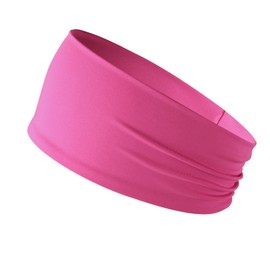 Hair Band, 3.5 inches (9 cm) wide, rich colors, smooth, painless, all seasons, unisex, 12 colors, rose red