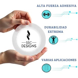 Cinta Adhesiva de Doble Cara Nano 10 ft