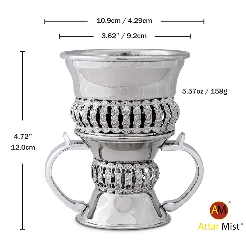 AM Regal Metal Incense Burner - Bakhoor Burner Mubkhara –