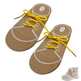 Vierone 2pcs Lacing Shoe Toys - Shoe Lace Practice For Kids - Learn to Tie Shoe Laces - Kids Lacing Shoe Toys