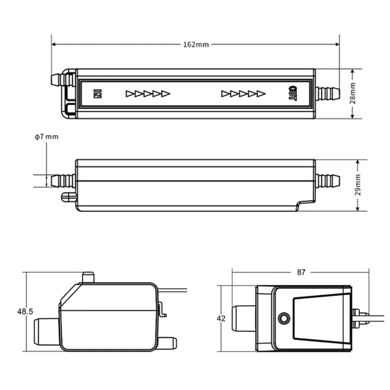 AirTech-UK Slim Drain Silent Condensate Pump – Ultra-Quiet, High-Efficiency Drain
