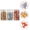 FELTECHELECTR Jars Nail Glitter Foil Flakes for Nail Art Decoration