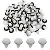 50 PCS White Car Trim Clips,Car Body Trim Clips Kit,