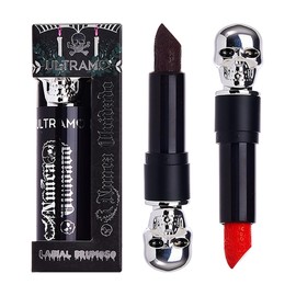 ULTRAMO Lápiz Labial De Maquillaje - Lápiz Labial De Halloween | Matte Acabado Cosplay Brillo De Labios | Los Labios Duraderos Para Día de Los Muertos Halloween El Carnaval Navidad Año Nuevo y Cosplay (01+05)