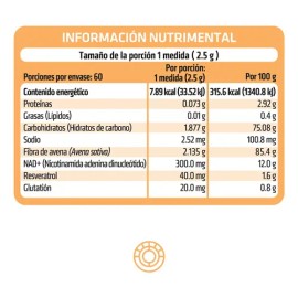 Healthaddiction Nad En Polvo 60 Porciones Ctcf1                                                                                                       