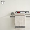 JQK Double Bath Towel Bar, 18 Inch 304 Stainless Steel