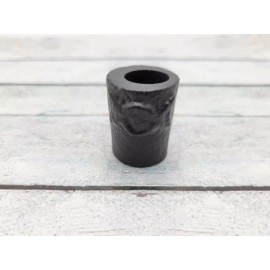 Black Cast Iron TRIPLE MOON Chime Candle Holder for .5" Diameter Candles