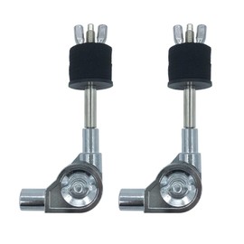 TUOREN 2 Pack Cymbal Stacker Adjustable Cymbal Stacker Arm 7.1inch Mini Cymbal Stacker Attachment for 12mm Straight Cymbal Stacker Boom Arm Mount Cymbal Stand Drum Kit Accessory