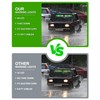 HLauto 604N Emergency Dash Strobe Lights: 2x16.8 inch Green White