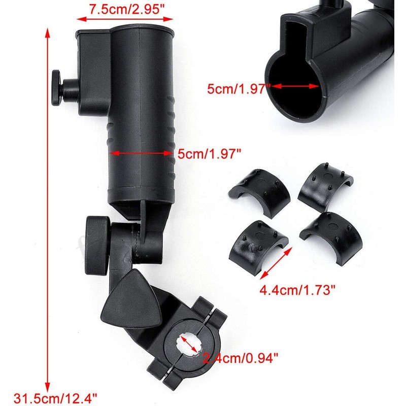 Golf Umbrella Holder Umbrella Stand Golf Cart Stroller Umbrella Holder