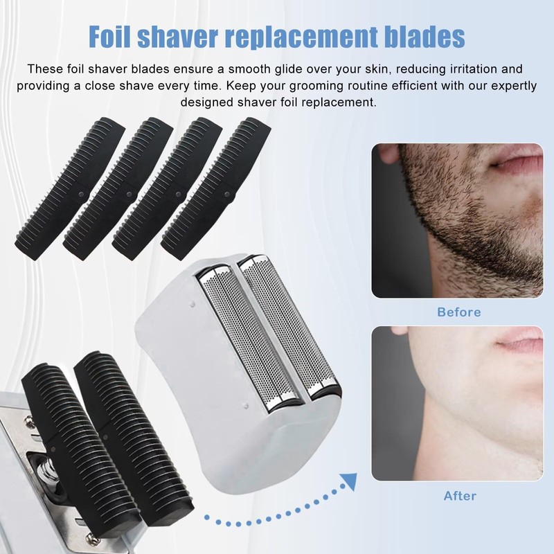Premium 17150, 17235, 17220 Shaver Blades for Andis Foil Shaver