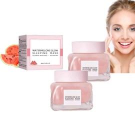 2pcs Watermelon Face Cream, Watermelon Skin Care, Watermelon Essence Face Cream, Lighten Acne Spots, Moisturising & Whitening Face Cream, 2pcs*50ml
