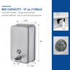 VANNSOO Commercial Wall Mount Stainless Steel Soap Dispenser, Corrosion Proof