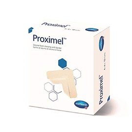 Hartmann 14400000 Proximel Silicone Foam Dressing with Border (Pack of 5)