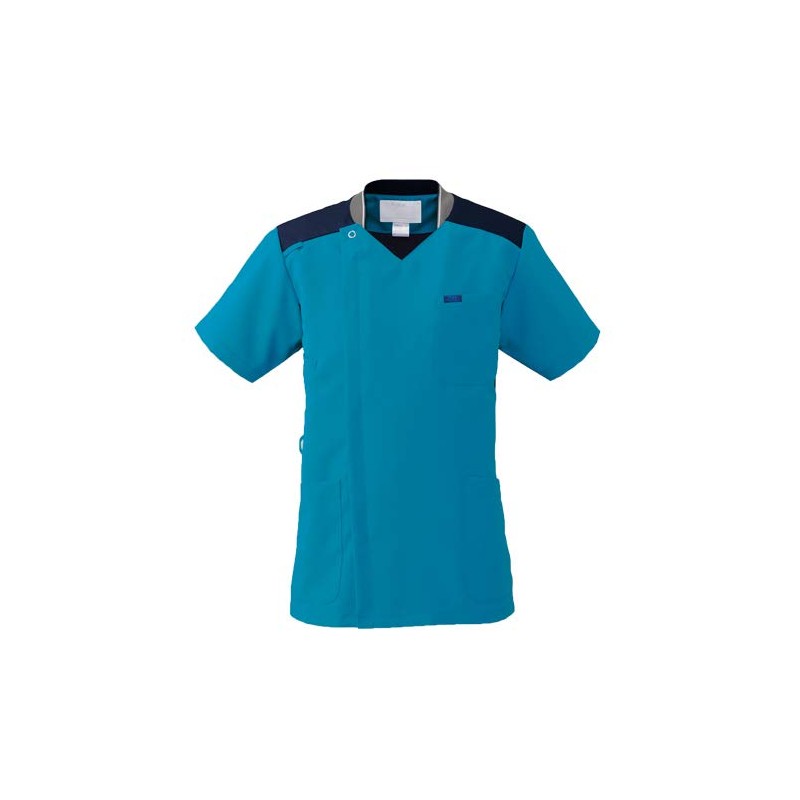Fork 7044SC Zip Scrub, Men's, Knit, Sweat Absorbent, Quick Drying,