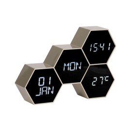 Karlsson Digital Alarm Clock KA5805GD Gold