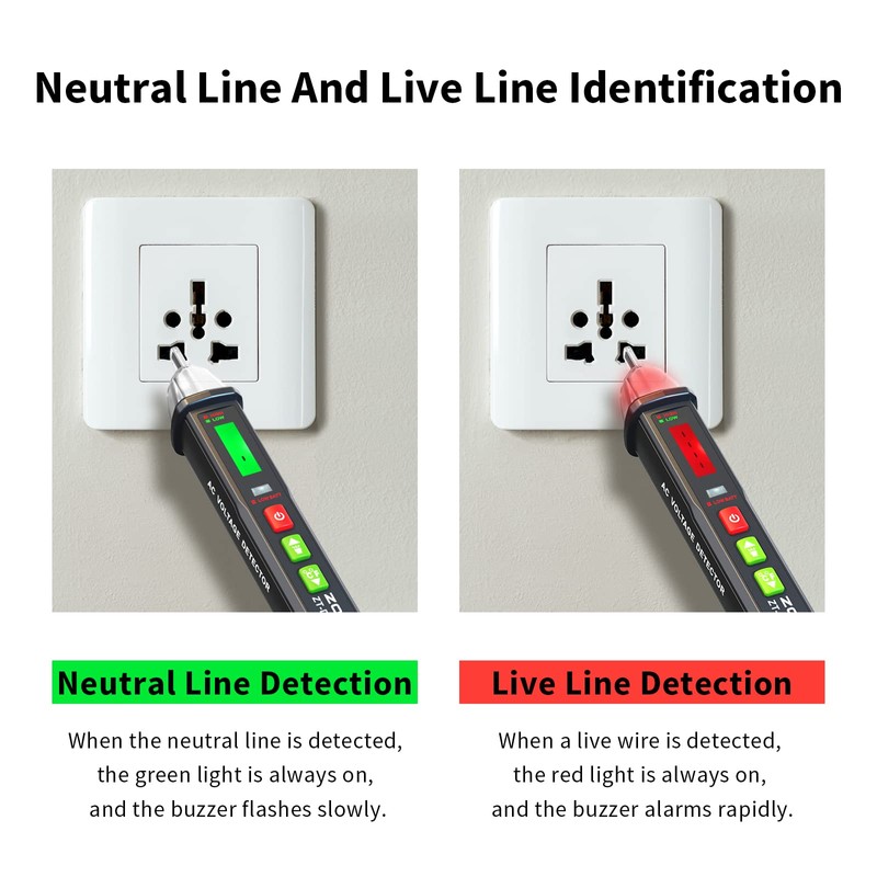 ZOYI ZT-DB03 AC Voltage Detector - Non-Contact Voltage Tester Pen,