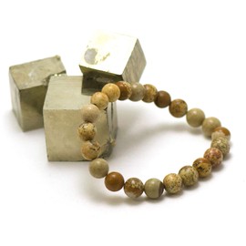 Miracles Minéraux 6 mm Round Beads, Bracelet, Natural Stone, French Craftsmanship Over 60 Choices