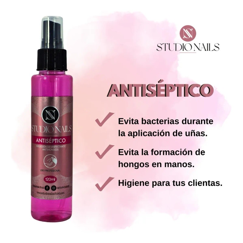 Pack De 2 Antisépticos, Antihongos Para Uñas. Studio Nails