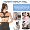 ETRSAIRL Haltungskorrektur Rücken, Rückenstützgürtel, Gerader Rücken Geradehalter, Rückenstütze, Schultergurt Haltungskorrektur