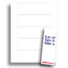 White Double Sided Semi-Gloss Printable Bookmarks - Blank Bookmark Printing