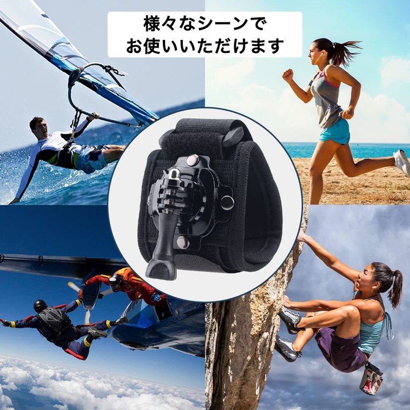 Rajjo Wrist Mount Wrist Strap Rotating GoPro Accessories Fixed Shooting
