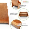 stableco 1x Ecological Leaflet Stand DIN A4 Horizontal with 3