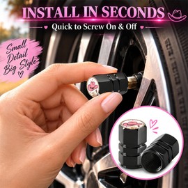 Duck Tire Valve Stem Caps Compatible with Jeep Wrangler All Models