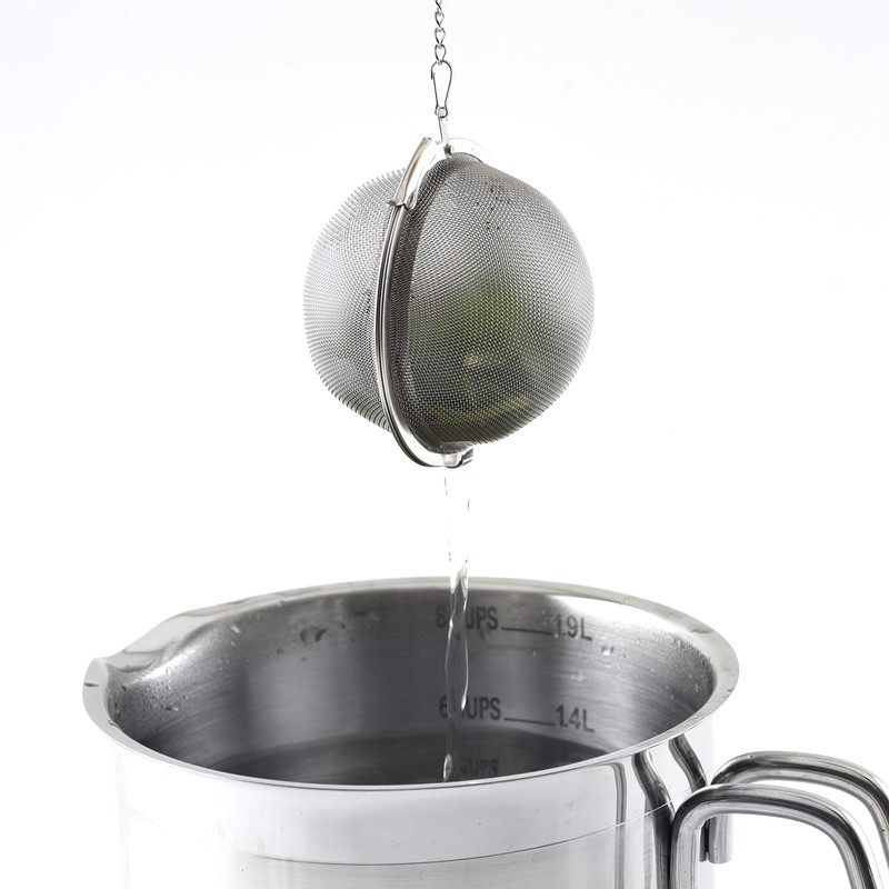 Norpro 5505 Stainless Steel Mesh Tea Infuser Ball, 3-Inch