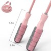 FITMYFAVO Jump Rope Cotton Adjustable Skipping Weighted jumprope for Women，Adult