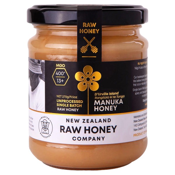 New Zealand Raw Honey Company - Manuka Honey MGO400+ 270g
