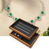 Oirlv Solid Wood 6 Grid Jewelry Organizer Tray Jewelry Drawer