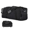 Travelers Club 32" Expandable Rolling Travel Duffel Bag, Black