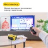 M24 Mini Portable Projector Multifunction 360 Degree Surround Sound Home