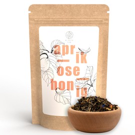 Alpaca Tea Green Tea Mix, Loose, Resealable (Apricot Honey, 100 g)