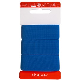 Coloured 1 inch Elastic for Sewing, Strong Woven Non-Roll Waistband Elastic, 3 Metres Pack