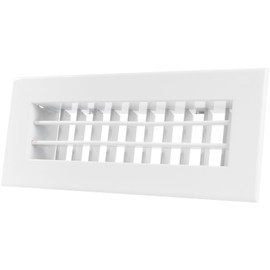 Repa Market 9 x 3 Inch (Duct Opening) Grille for Square/Rectangular Flat Duct - Louvered Aluminium Cover with Adjustable Blades - Air Intake/Exhaust Register for HVAC Pipe, Heater Ventilation