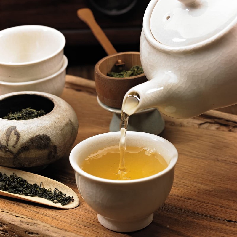 Surasang Green Tea with Roasted Brown Rice Tea, Toasty and