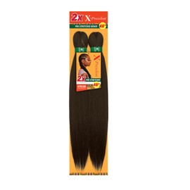 Sensationnel X-pression prestretched braiding hair - 2x braid 48 inch all kanekalon flame retardant synthetic braid for box braids and twists (1 pack, 613 BLONDE)