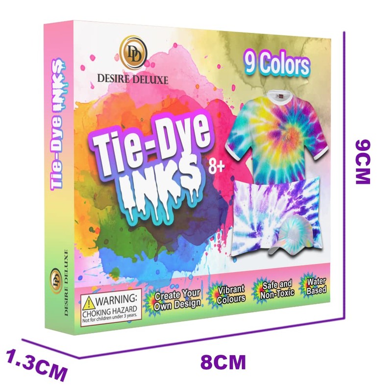 Desire Deluxe Tie Dye Ink – Set of 5/9/18 Paint